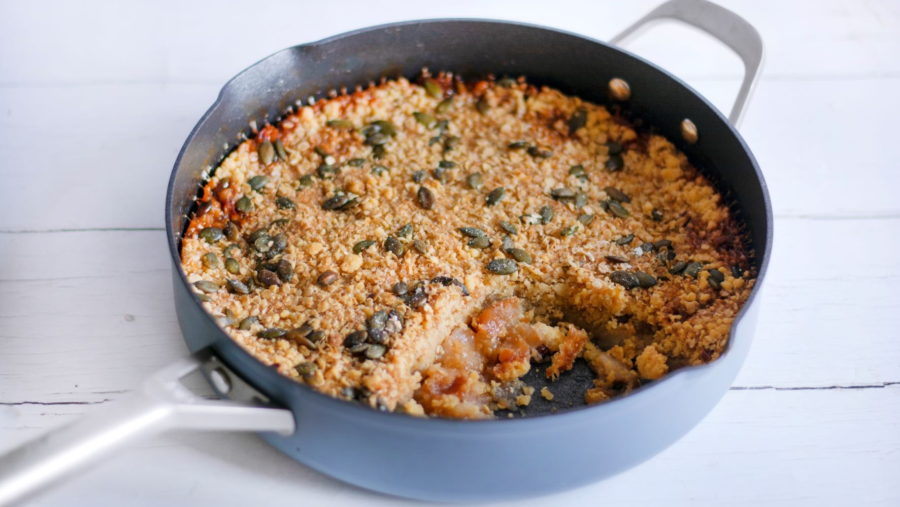 Caramel Apple & Pear Crumble