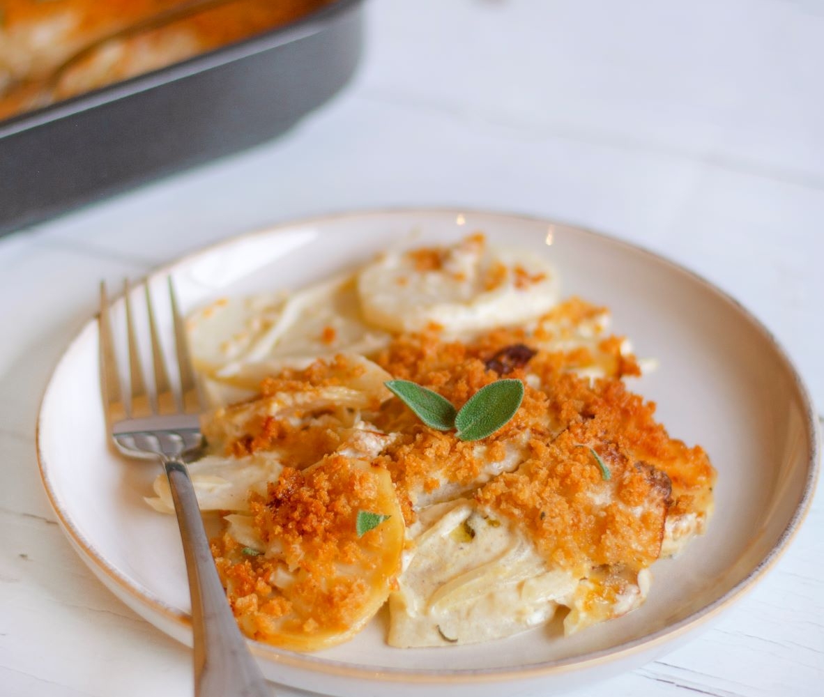 Turnip & Potato Gratin