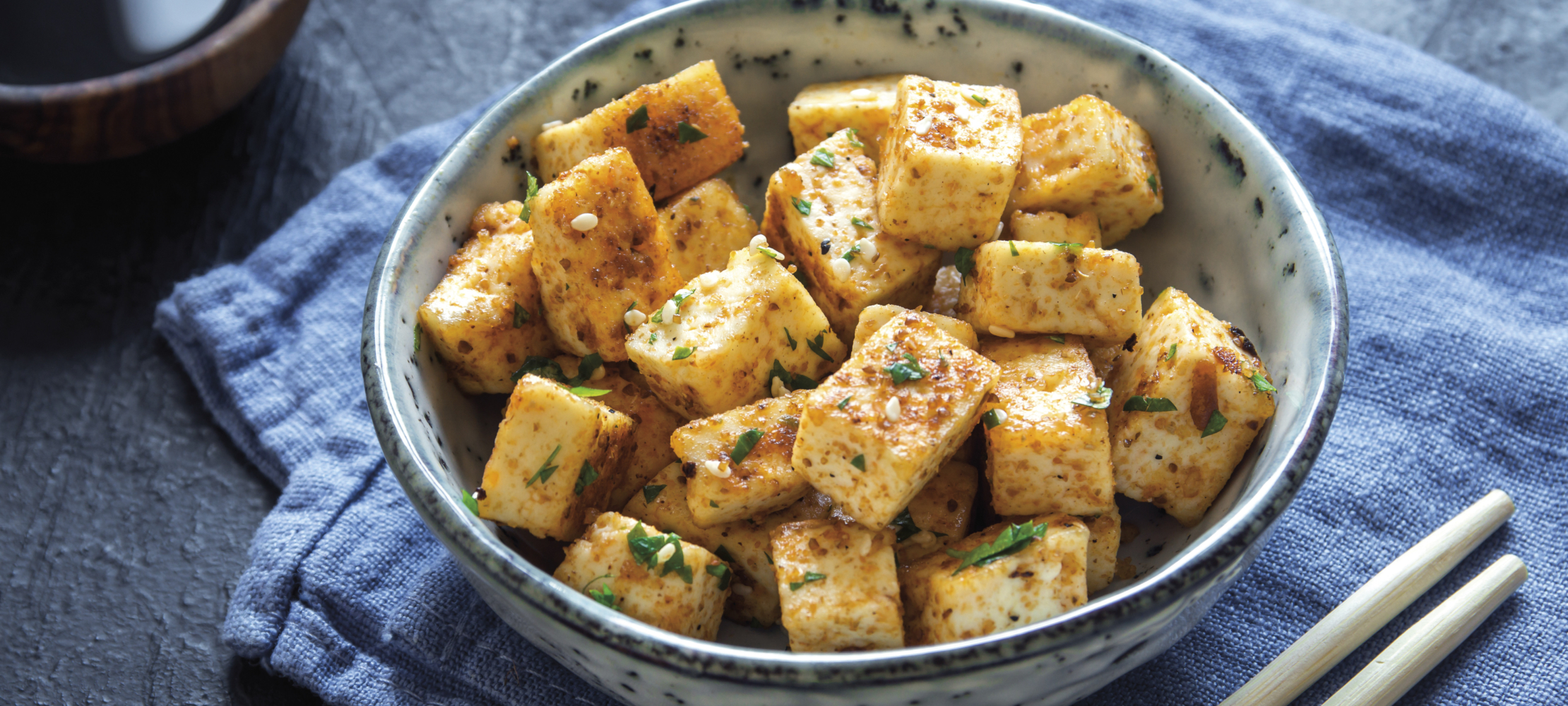 Crispy Buffalo Tofu Bites –