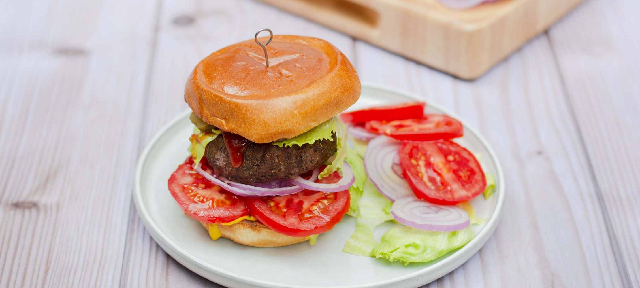 Smoked Beef Burgers –