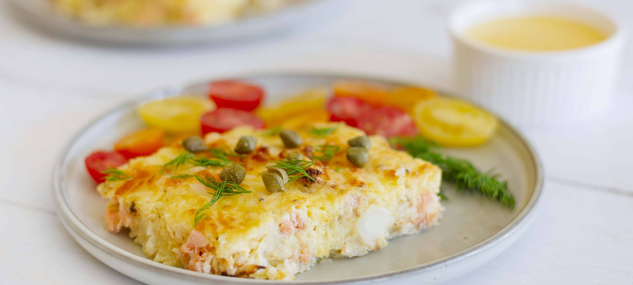 Smoked Salmon Eggs Benedict Frittata