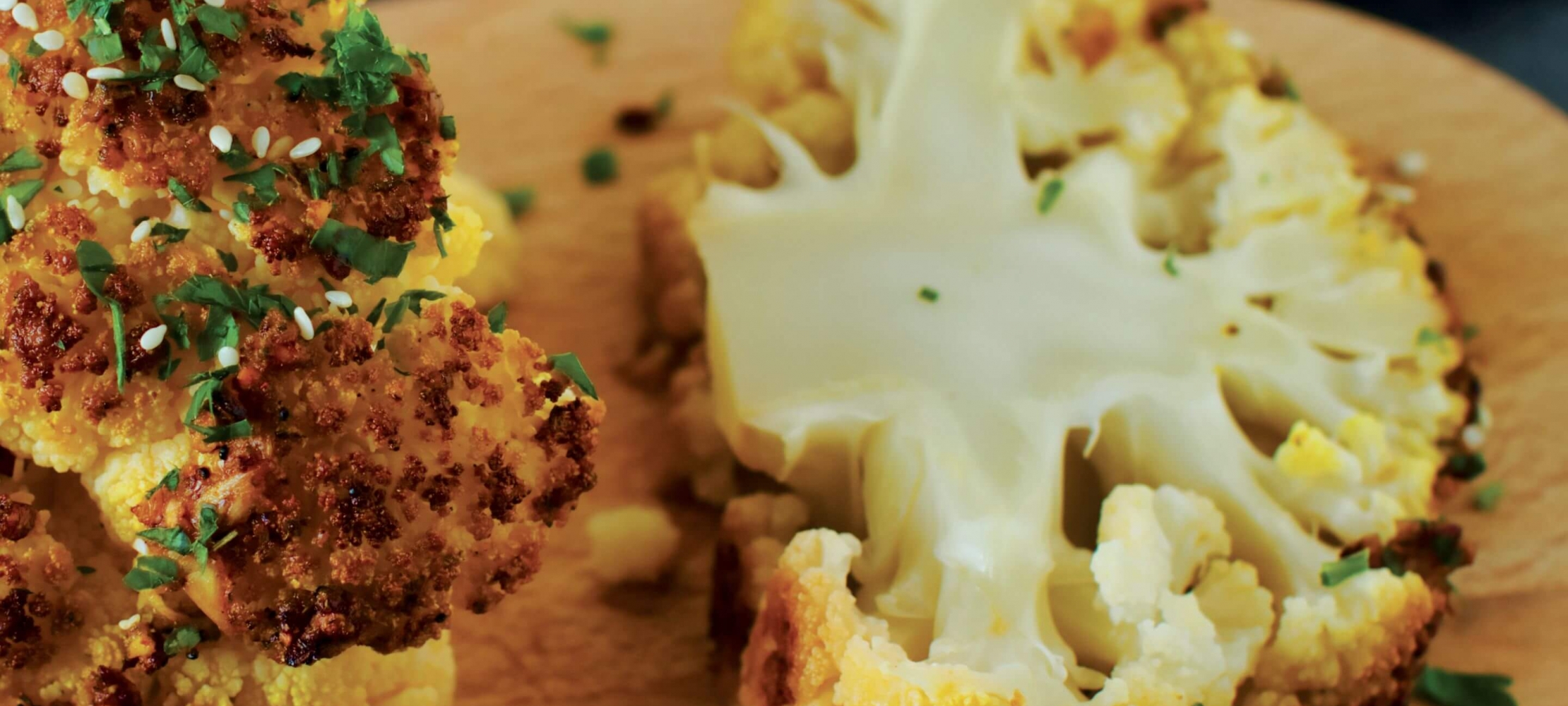 Mediterranean Roasted Cauliflower