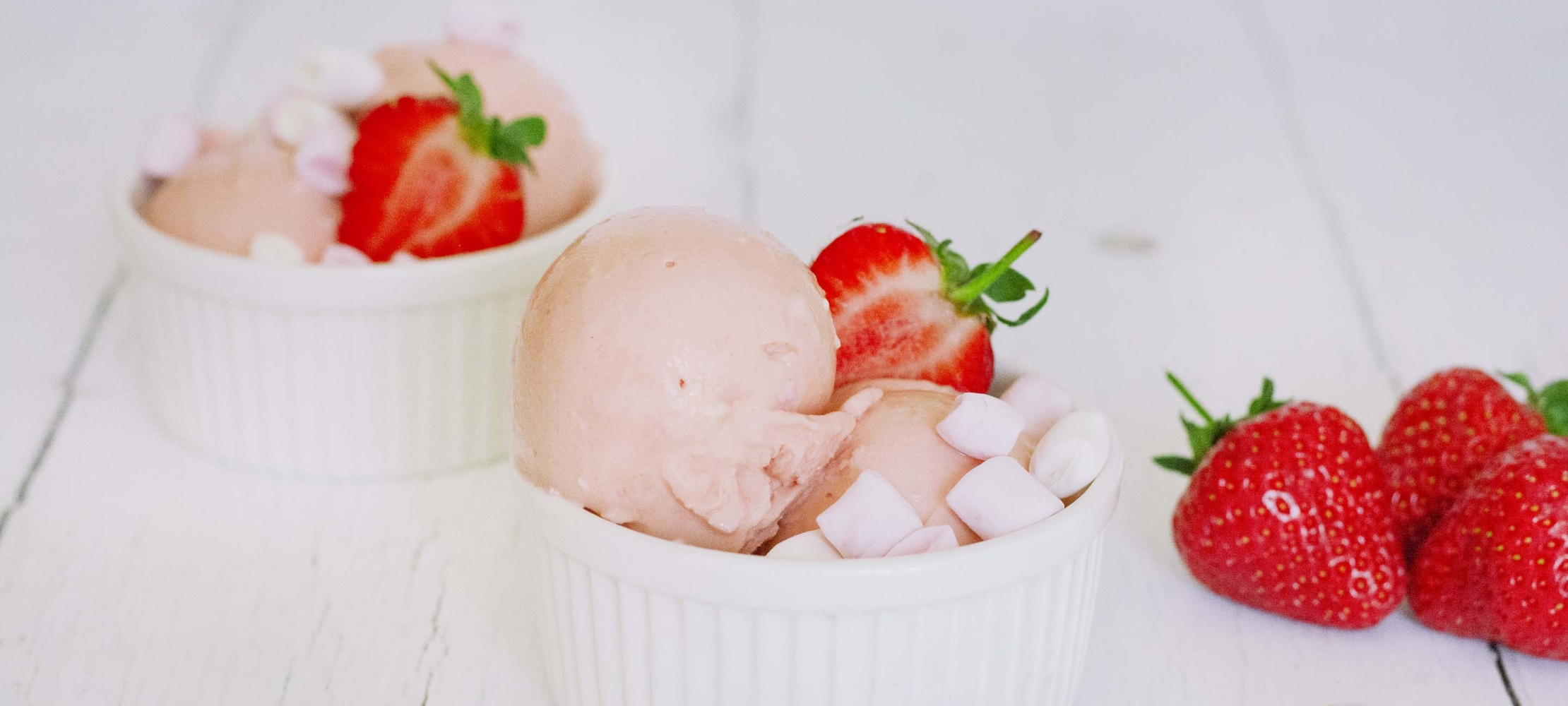 Strawberry Marshmallow Protein Ice Cream