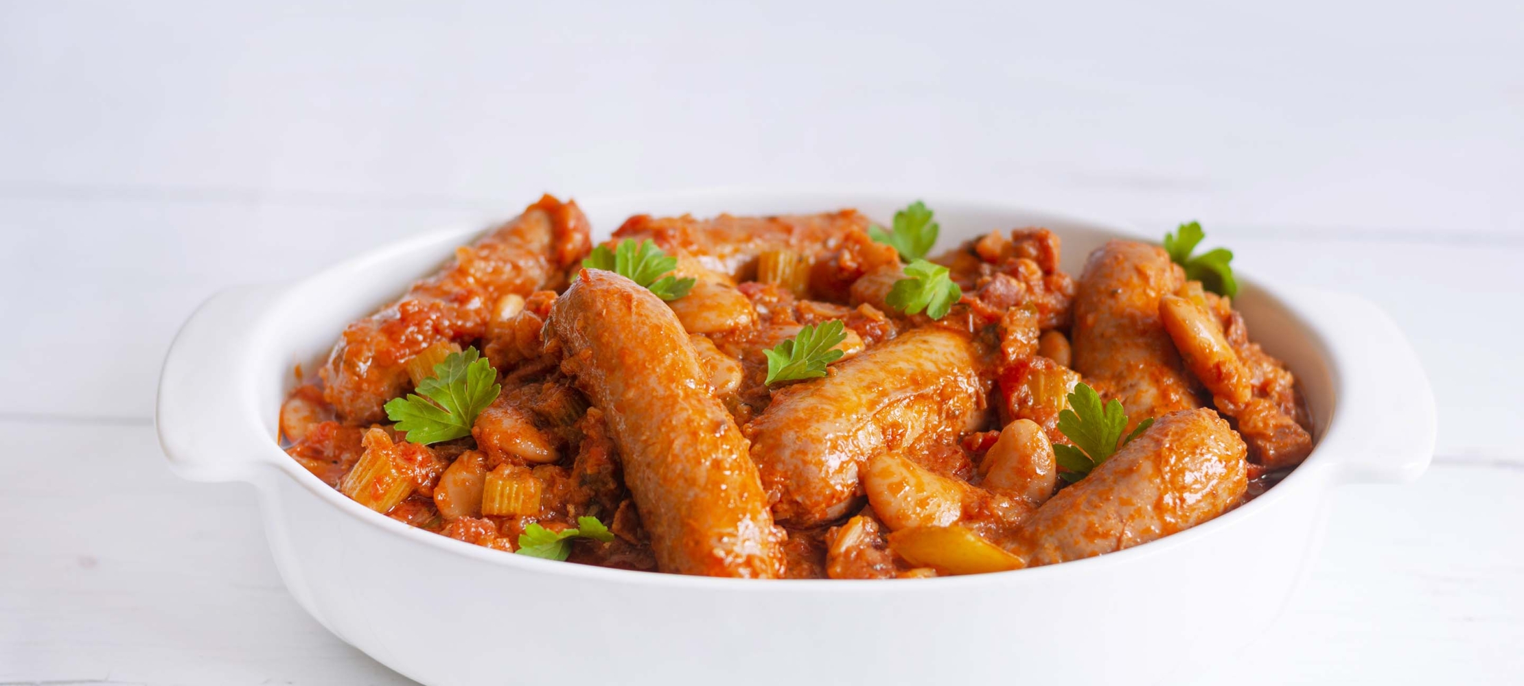 Sausage and Bean Hotpot