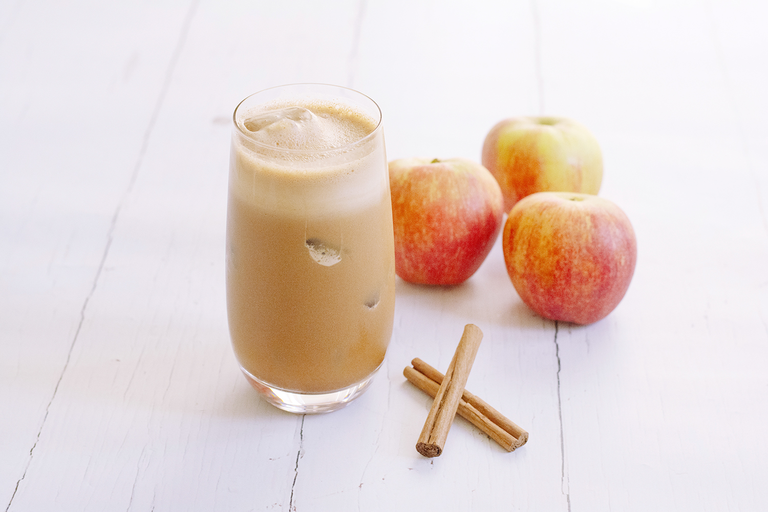 Apple Almond Iced Coffee –