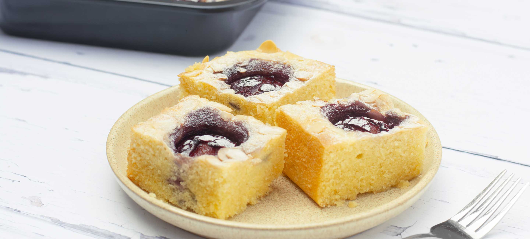 Plum and Almond Cake –