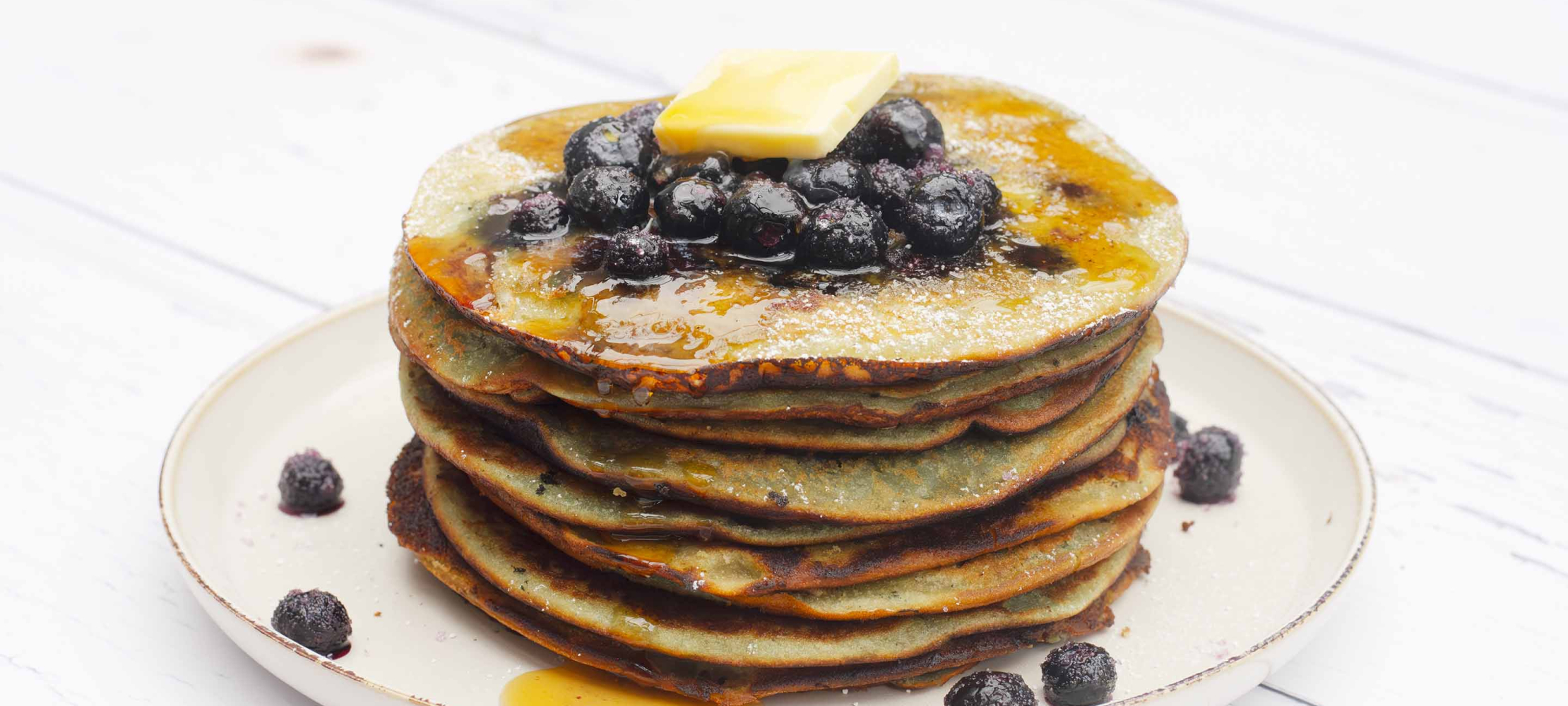 Gluten-Free Blueberry Buttermilk Pancakes –
