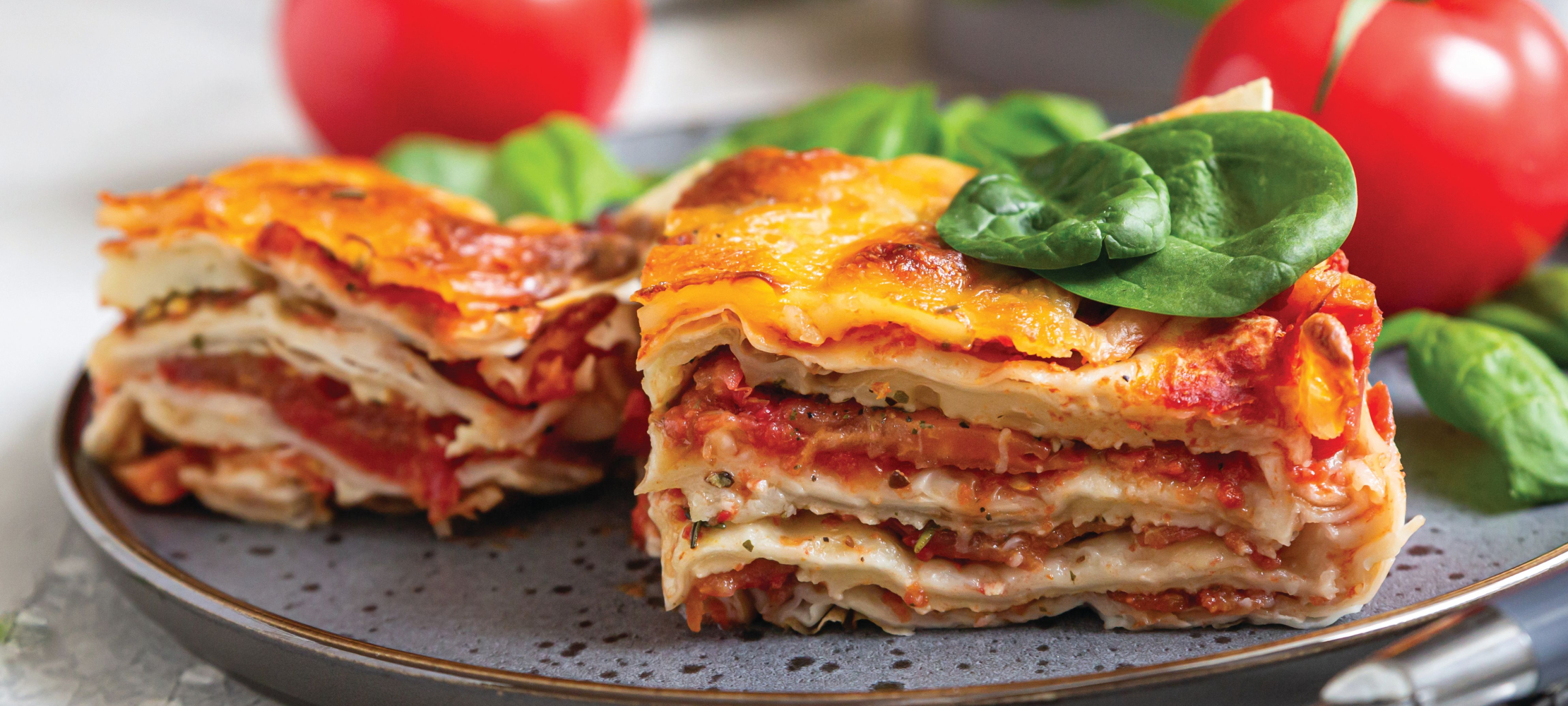 Spinach & Ricotta Lasagna Bake –