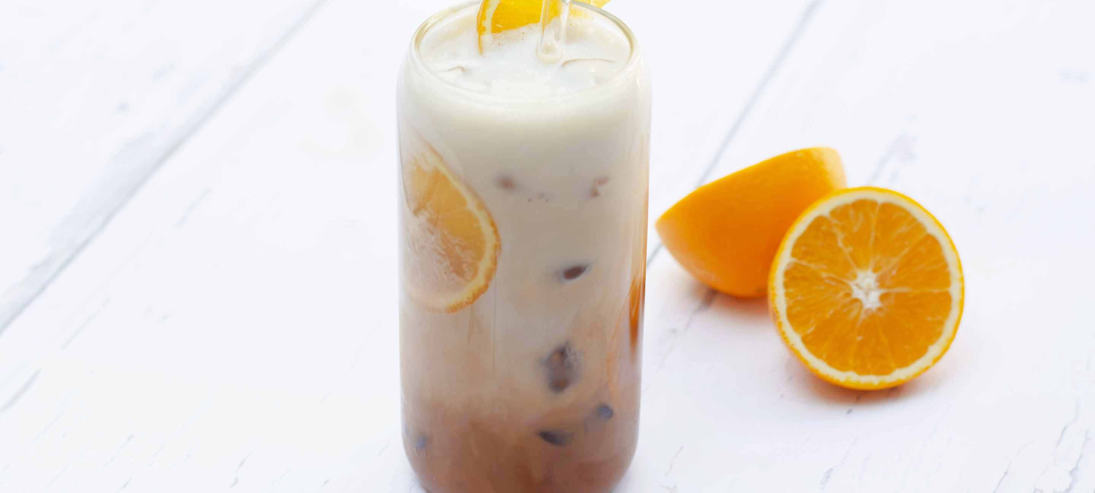 Orange Iced Latte –