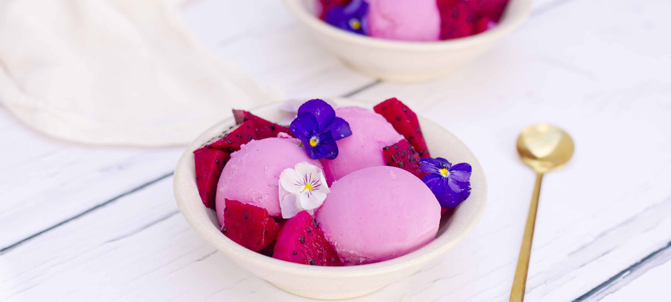 Dragon Fruit Ice Cream –