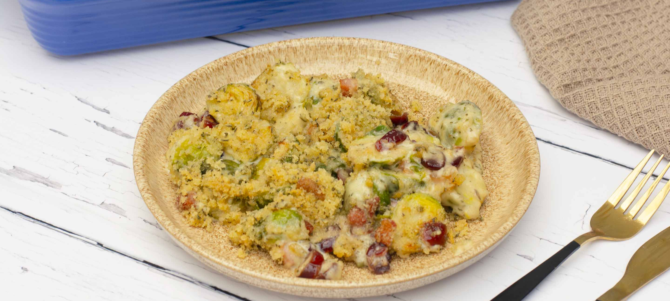 Gluten-Free Brussels Sprouts Gratin –