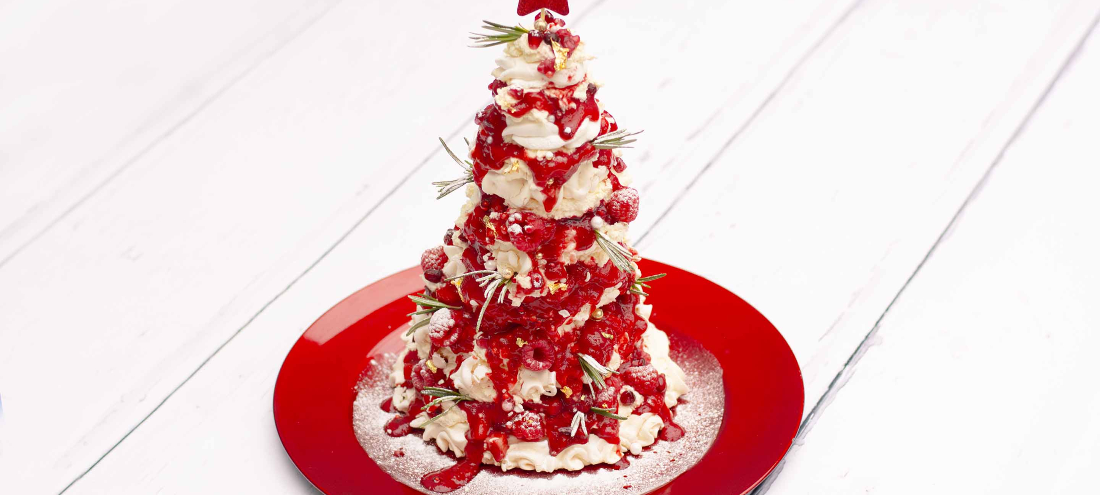 Christmas Tree Pavlova –