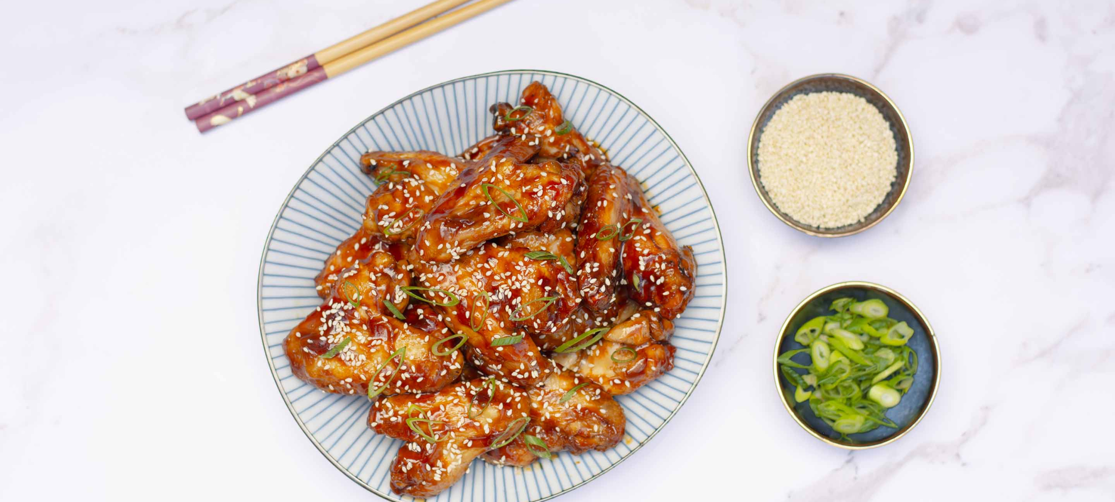Teriyaki-Glazed Wings –