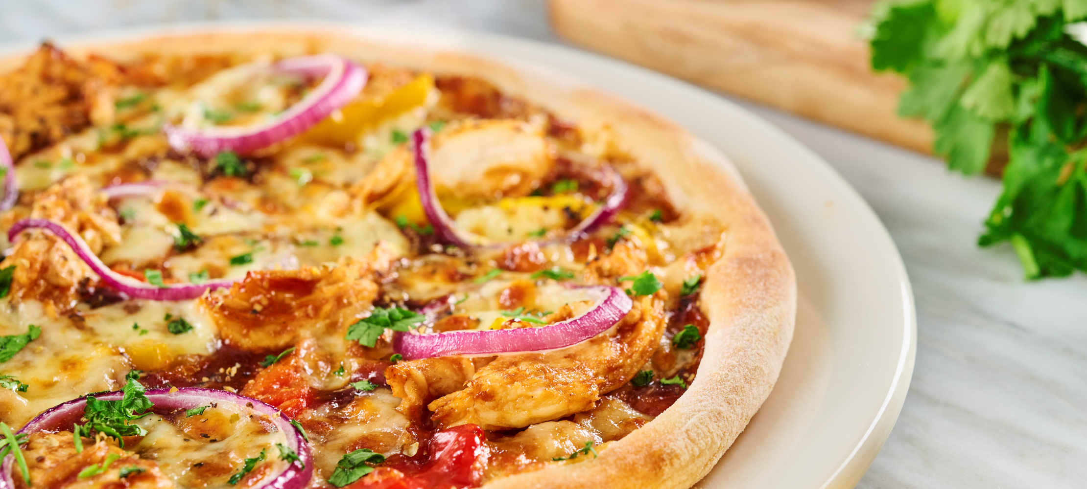 PizzaExpress Smokey BBQ Chicken Pizza  –